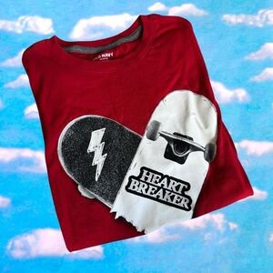 Old Navy Red Kids Graphic T-Shirt